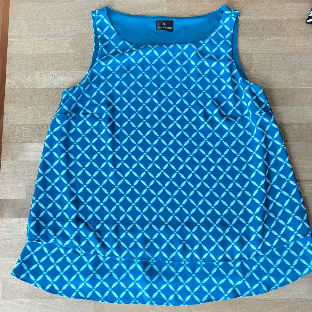Worthington tank blouse small